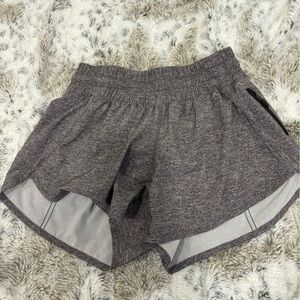 Lululemon Athletica Gray Athletic Shorts (built in underwear is cut)